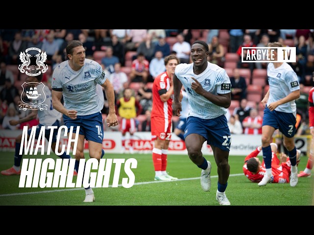 Match Highlights | Leyton Orient v Argyle