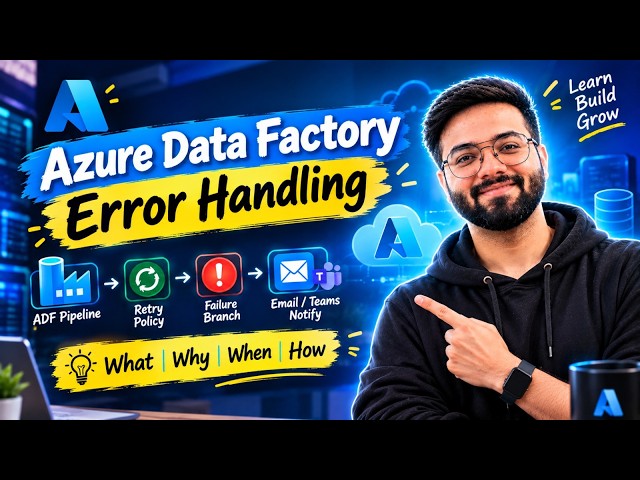 Azure Data Factory Error Handling Explained | Retry, Failure & Notifications | ADF Tutorial