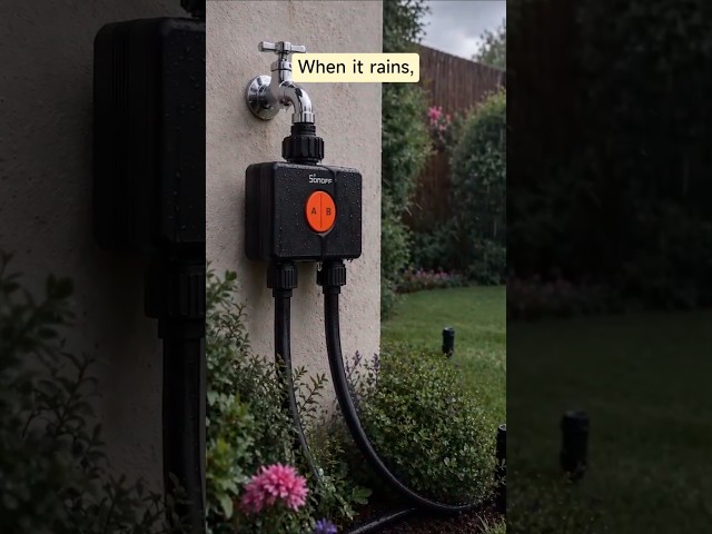 Rainy Day? Delay Watering Instantly in the eWeLink App.☔️ #ewelink