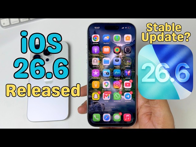 iOS 26.6 Important Update in Tamil || iOS 26 New Features🔥 Released || iOS 26.6 Update panalama?