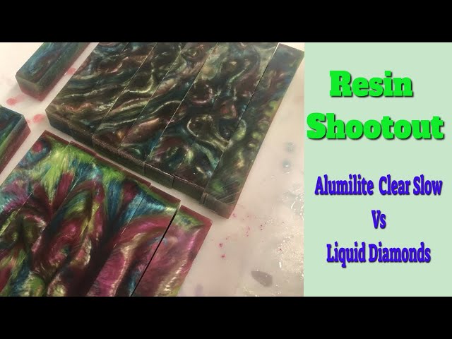 Resin Shootout - How Mica Powders React Between Resin and Epoxy