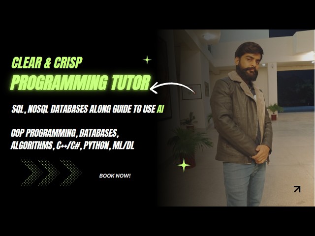 Programming and databases Tutor | SQL, NoSQl along with guide to use AI