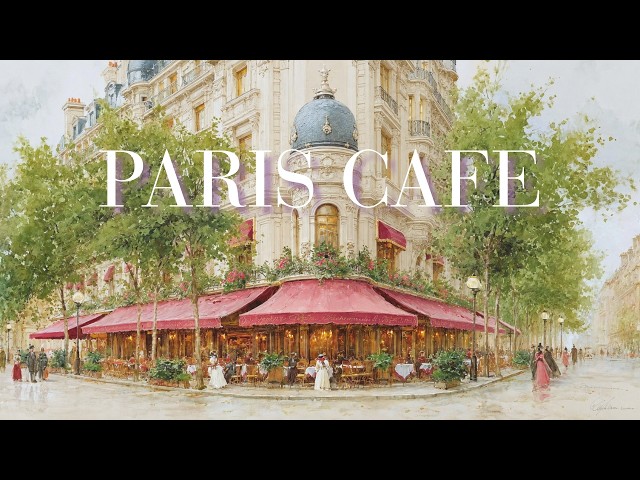 🕰PARIS CAFE 🍃 Lost in Belle Époque Paris 🎼 Harp & Waltz | Relaxing French Music for Work & Study