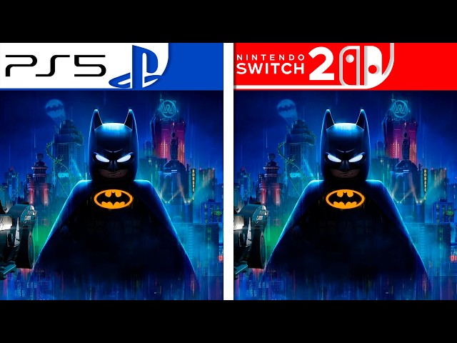 Lego Batman: Legacy of the Dark Knight | Switch 2 vs PS5 | Graphics Comparison