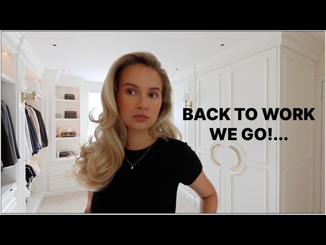 COME BACK TO WORK WITH ME AFTER BABY NUMBER 2 | VLOG | AD | MOLLYMAE