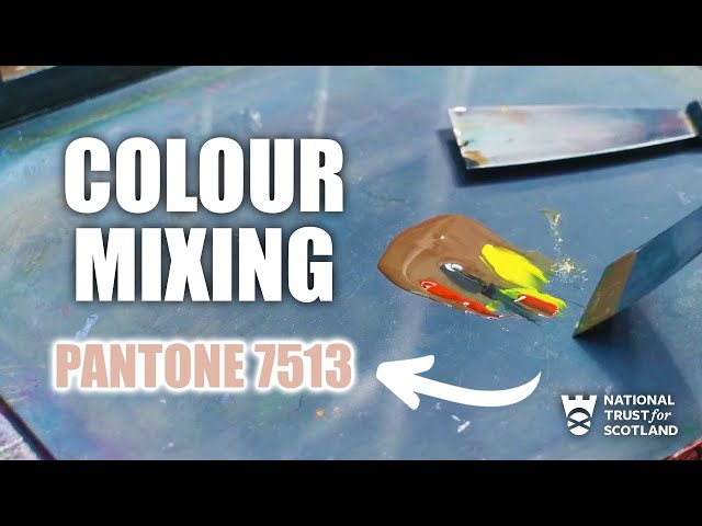 Colour Mixing ASMR | Pantone 7513  | Satisfying Letterpress Printing at Robert Smail’s