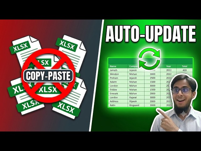 Power Query Tutorial Combine Clean & Unpivot Excel Data Automatically