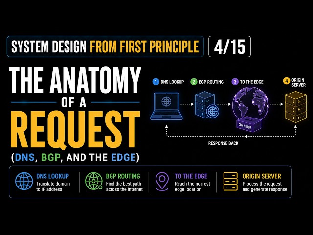 System Design [4/15]: The Anatomy of a Request (DNS, BGP, and the Edge)