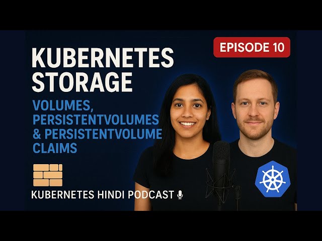 "Kubernetes Storage Explained in Hindi | Volumes, PV, PVC Full Guide with Real Story 💾 | Episode 10"