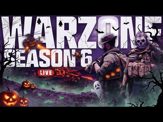 🔴LIVE - Warzone Season 6 Verdansk (The Haunting)