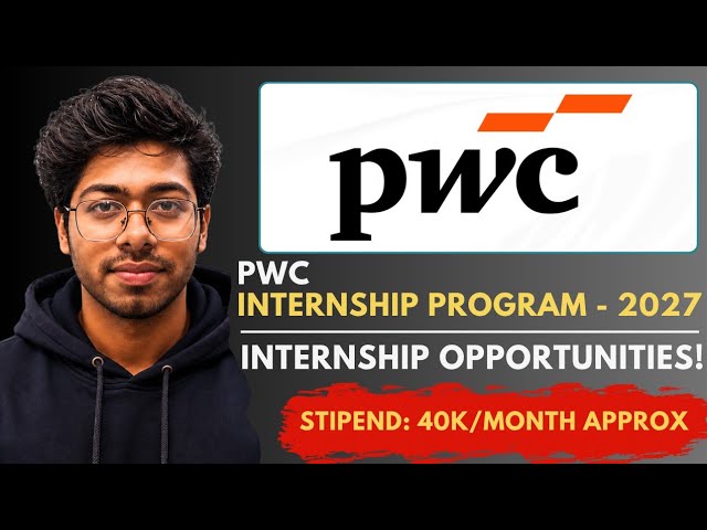 PwC Internship Program - 2027 | Microsoft & TCS Biggest Hiring | Complete Guide | Free Resources