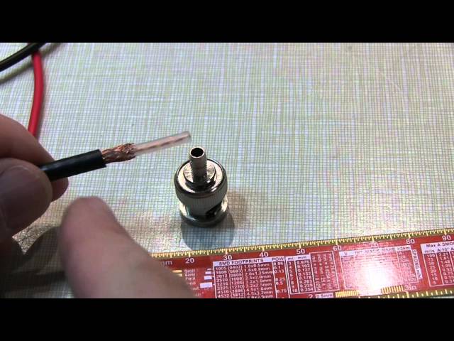 #230: How to install a BNC connector on RG-58 coax | DIY Repair