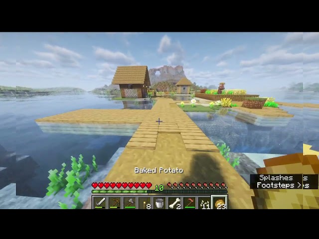 Let's Play Minecraft! Exploring the world and playing with villagers!