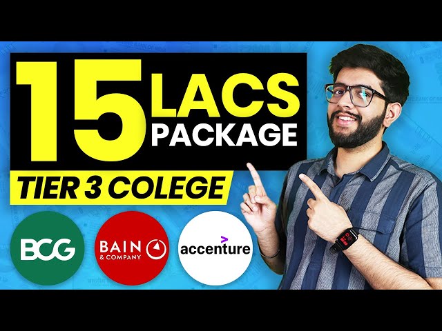 Step by Step Guide to get 15+ Lakhs Package from Tier 3/2 Colleges!