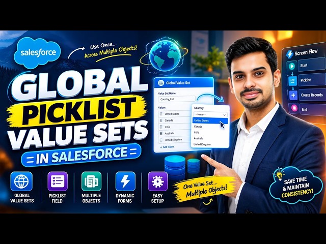 #38:- Global Picklist Value Sets in Salesforce | Salesforce Tutorial in Hindi