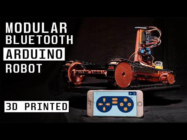 How To Make Modular Arduino Robot, with Bluetooth
