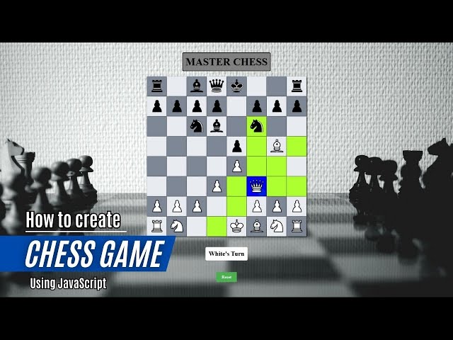 How to build Chess Game Using HTML , CSS & JavaScript