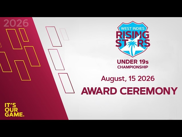 🔴 LIVE  CWI Women’s Under 19 | 20 Over Championships 2026 | Awards Ceremony