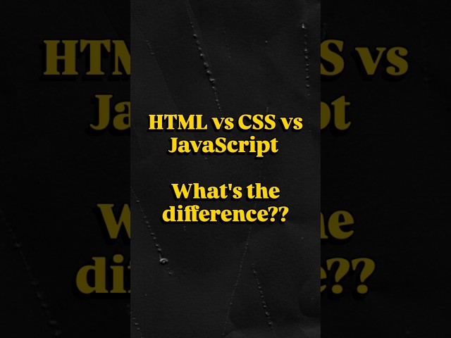 HTML vs CSS vs JavaScript..🤔#html5 #css3 #javascript #ytshorts