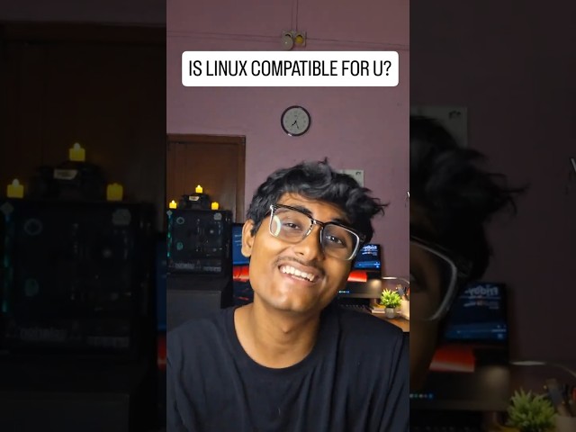 Is LINUX 🐧 compatible for you ? #linux #coding #programmer #btech #engineering
