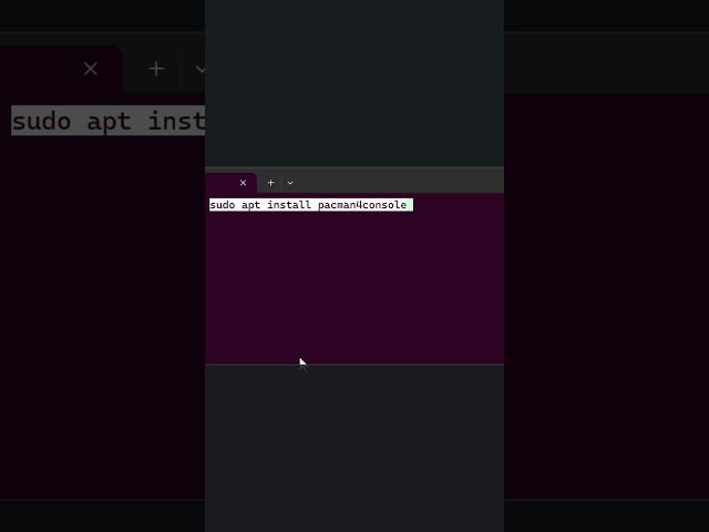 Play Pac-Man Retro Game on Linux Terminal