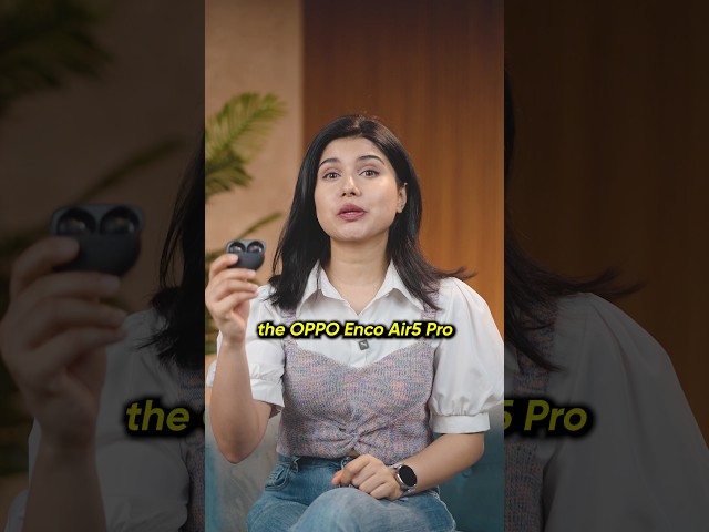 OPPO Enco Air5 Pro 1 Minute Review! Best ANC Earbuds Under INR 5,000? #shorts