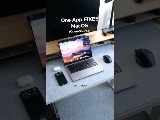 This App FIXES MacOS #tech #mac #macos #apple