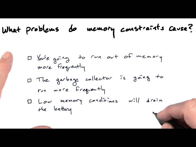 Memory constraint problems - Mobile Web Development