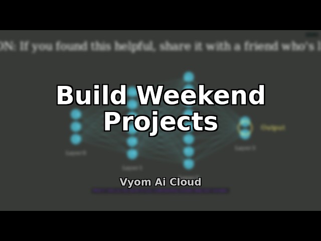 Build Weekend Projects