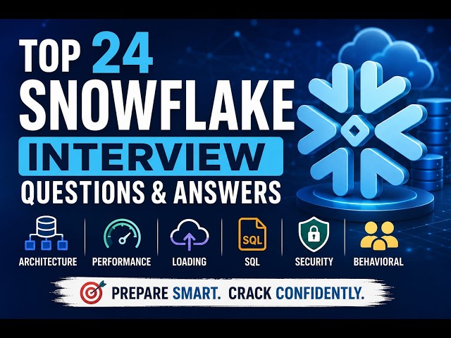 Top 24 Snowflake Interview Questions & Answers