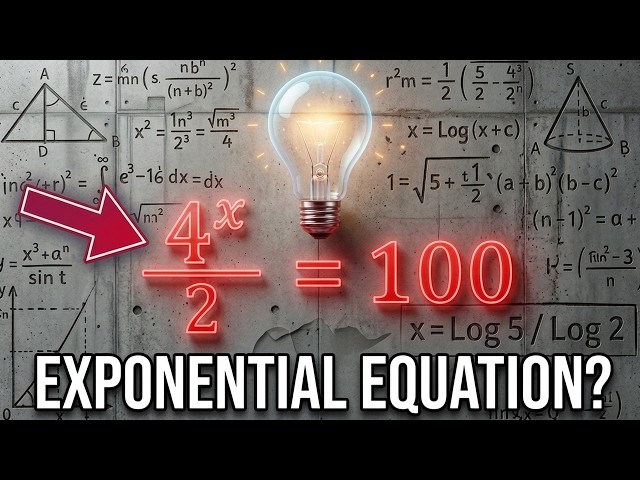 Only a genius can solve this exponential equation | Math Olympiad Mathematics