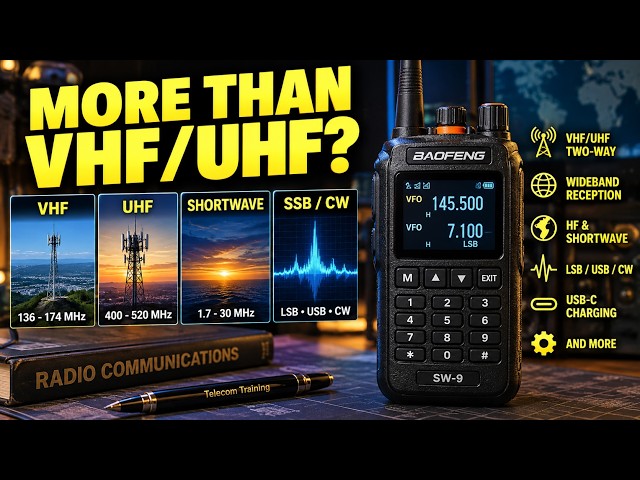 BAOFENG SW-9 — A VHF/UHF Radio With HF & Shortwave Reception?