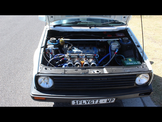 Very Quick 16v MK2 VW Golf with ITB's