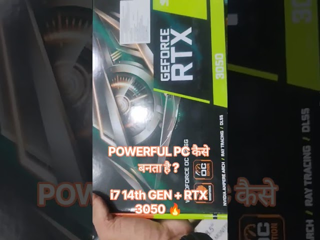 Make Powerfull Gaming PC ! Intel i7 14 gen, 32GB DDR5, 512 SSD, 1TB HDD, 8GB Nvidia GeForce 3050