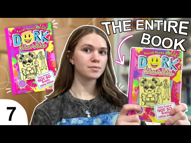 Coloring an ENTIRE Dork Diaries book | Episode 7