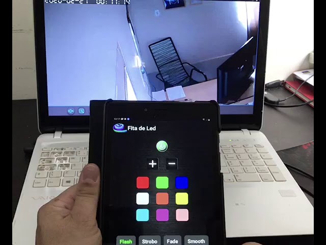 Controle de uma fita de led