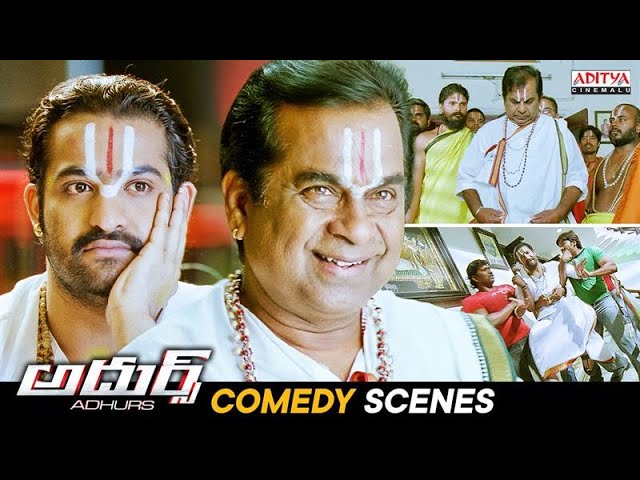 Adhurs Telugu Movie Comedy Scenes | NTR | Nayanthara | Sheela Kaur | Brahmanandam | Aditya Cinemalu