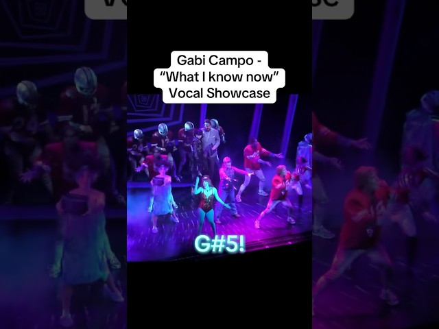 Gabi Campo - “What I know now” beetlejuice the Musical (G#5 Opt Up) As Miss Argentina