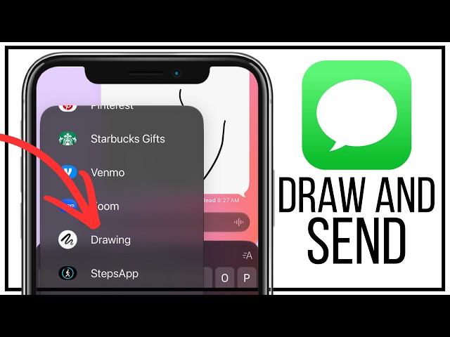 How To Send Hand Drawn Images In Messages On iPhone