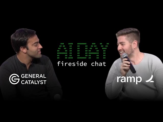 Fireside chat—Eric Glyman (Ramp CEO), Marc Bhargava (General Catalyst managing dir.) | Stripe AI Day