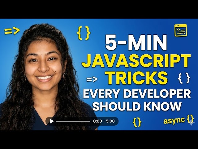 Stop Writing Boring Code! 🚀 5-Min JavaScript Tricks Every Developer Should Know