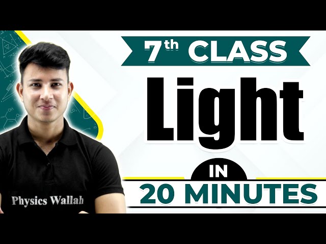 Light | Cheat Sheet Series For Class 7th