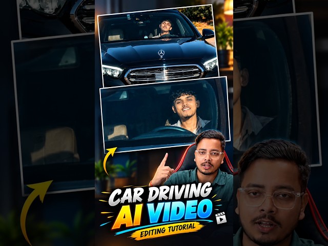Instagram Trending Car Driving AI Video Editing Tutorial || Pata Chalega Song Reel Editing Prompt