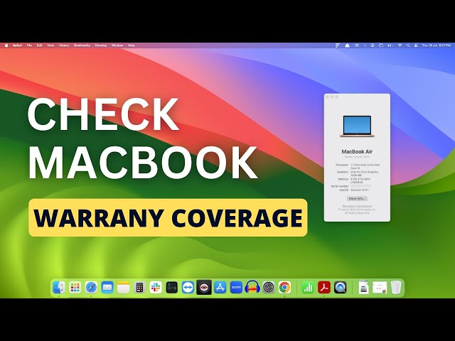 How to check the Warranty coverage of your Macbook | Macbook Air & Pro