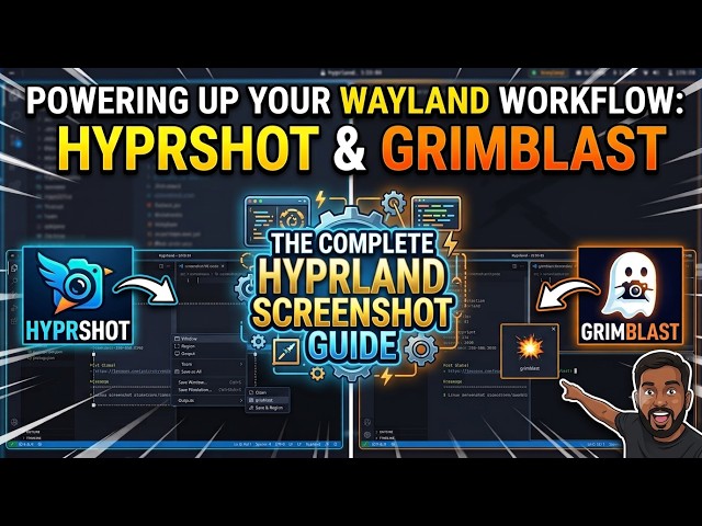 Screenshot utilities for Hyprland: Grimblast and Hyprshot