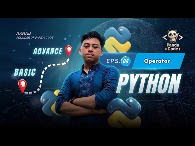 Python Free Bootcamp 1.0 | Episode 04: Operator | 🐼 Panda Code 🐼