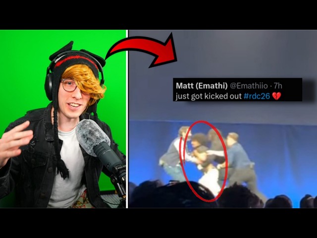 KreekCraft Reacts to Security Taking Down a Stage Jumper at RDC 2026..