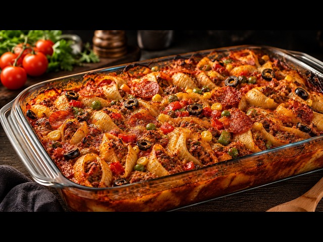 I turned pasta shells into PIZZA! 🤯