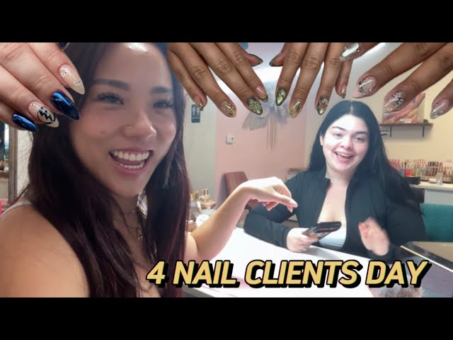 SHORT NAIL DAY 💅🏻 watch me work 
