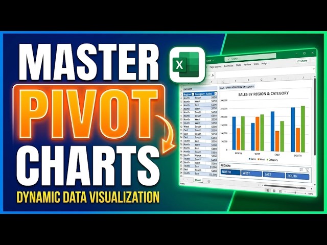 How to Create and Customize a Pivot Chart in Excel | Step-by-Step Tutorial
